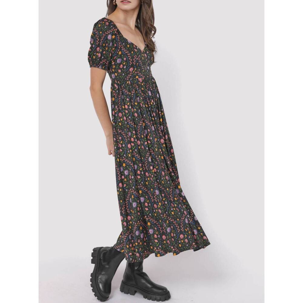 NEW SADIE & SAGE garden party maxi dress in green - Picture 5 of 5